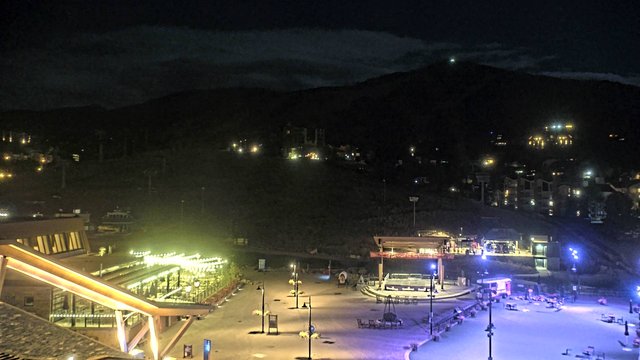 time-lapse frame, Steamboat Gondola Square Clock Tower webcam