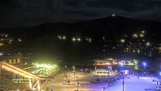 time-lapse frame, Steamboat Gondola Square Clock Tower webcam
