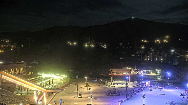 time-lapse frame, Steamboat Gondola Square Clock Tower webcam