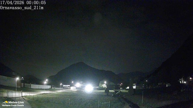 time-lapse frame, Ornavasso sud webcam