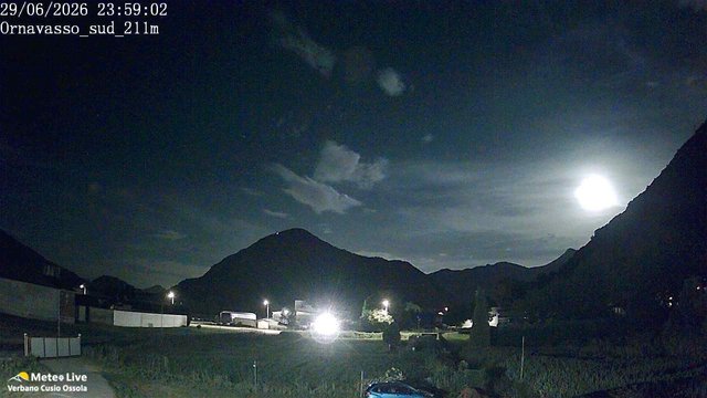 time-lapse frame, Ornavasso sud webcam