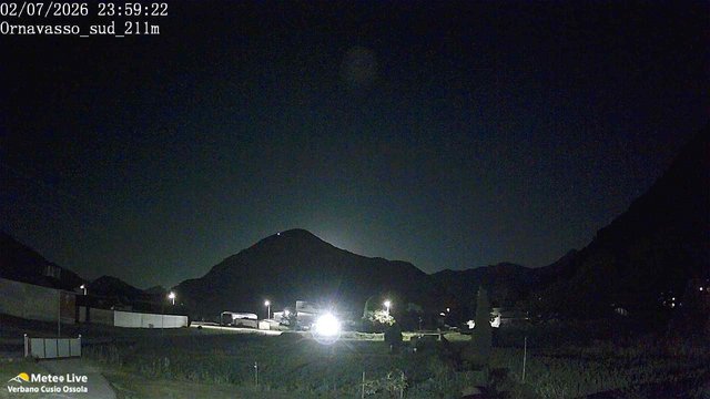 time-lapse frame, Ornavasso sud webcam