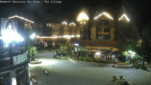 time-lapse frame, Mammoth Village webcam
