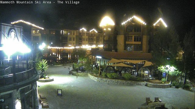 time-lapse frame, Mammoth Village webcam