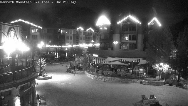 time-lapse frame, Mammoth Village webcam