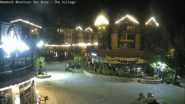 time-lapse frame, Mammoth Village webcam