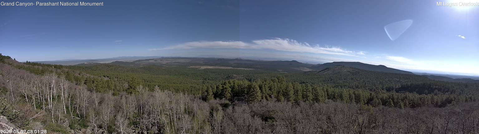 time-lapse frame, Mt Logan webcam
