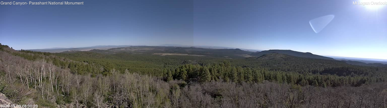 time-lapse frame, Mt Logan webcam