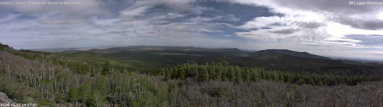 time-lapse frame, Mt Logan webcam