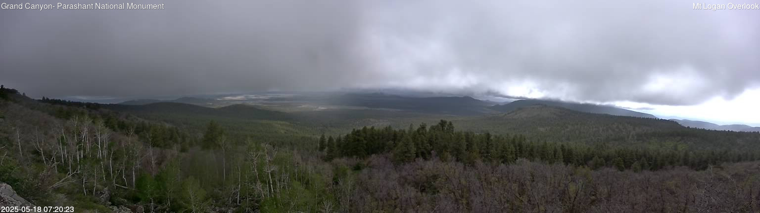 time-lapse frame, Mt Logan webcam
