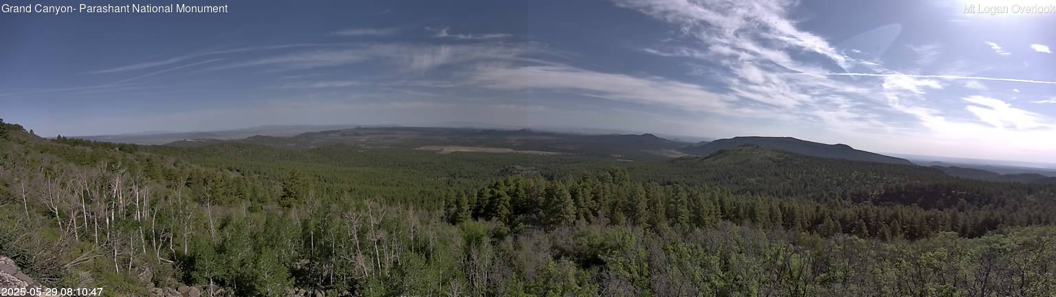 time-lapse frame, Mt Logan webcam