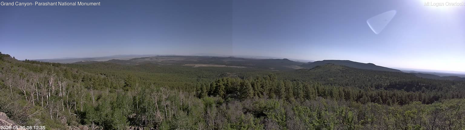 time-lapse frame, Mt Logan webcam