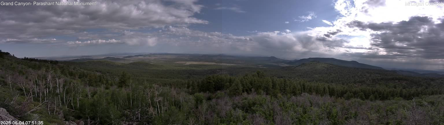 time-lapse frame, Mt Logan webcam