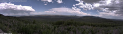 view from Mt Logan on 2025-06-09