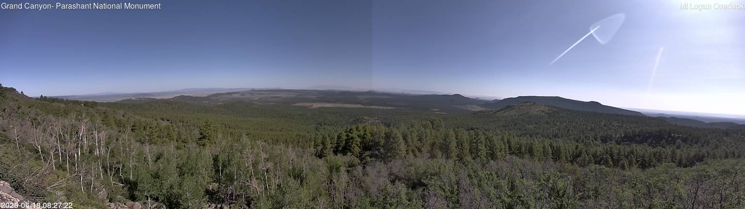time-lapse frame, Mt Logan webcam