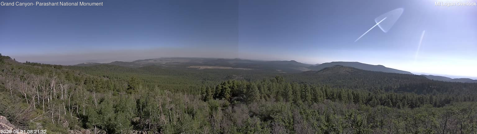 time-lapse frame, Mt Logan webcam