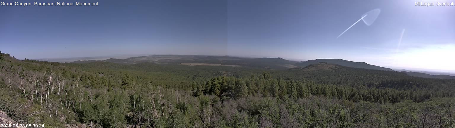 time-lapse frame, Mt Logan webcam