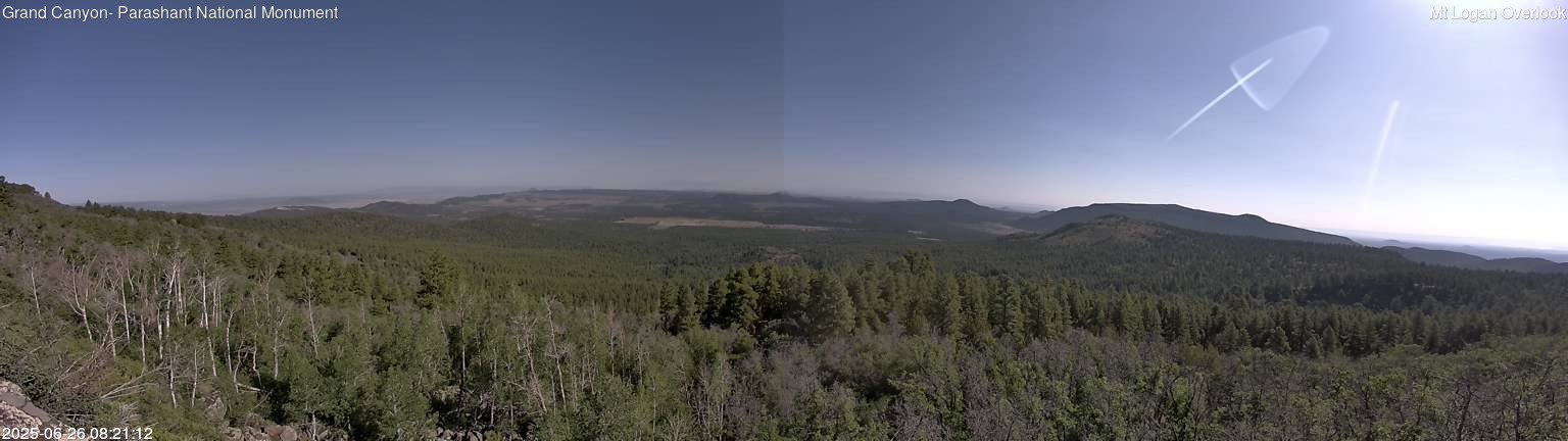 time-lapse frame, Mt Logan webcam