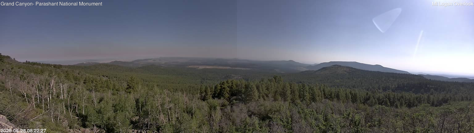time-lapse frame, Mt Logan webcam