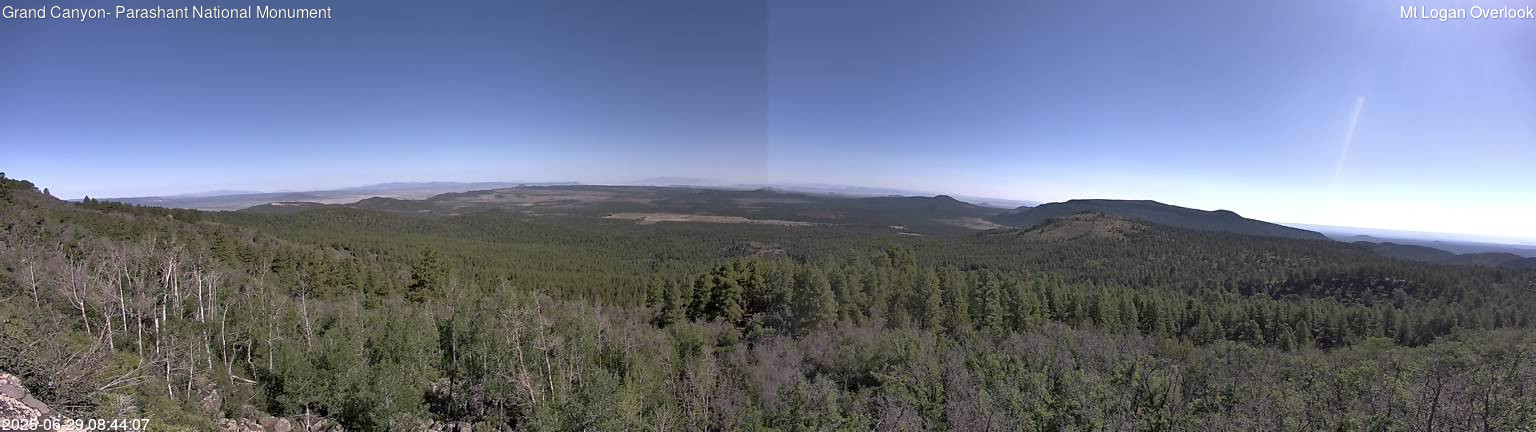 time-lapse frame, Mt Logan webcam