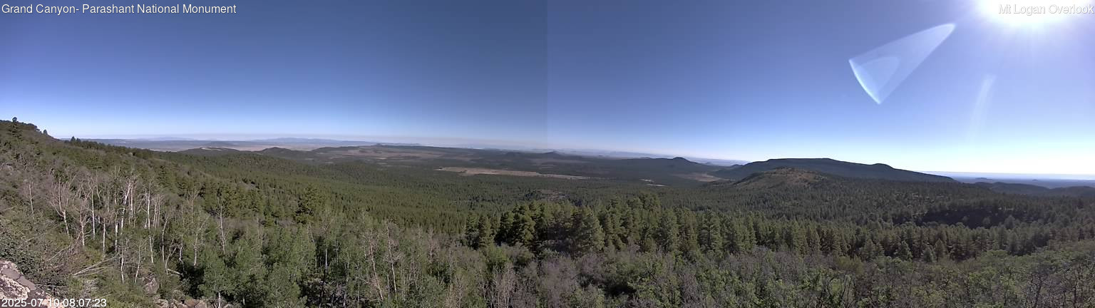 time-lapse frame, Mt Logan webcam