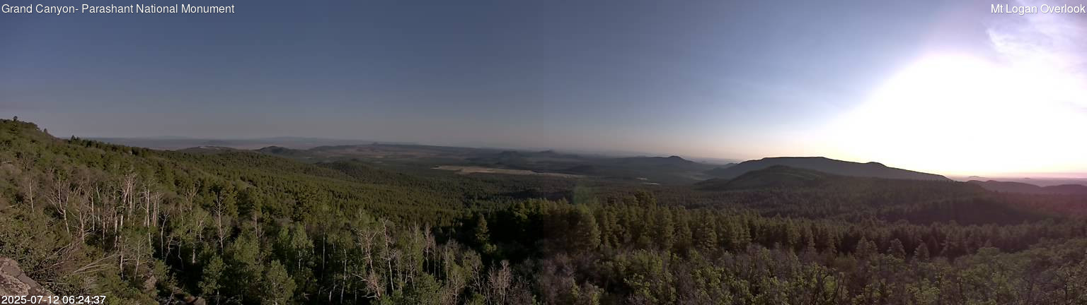 time-lapse frame, Mt Logan webcam