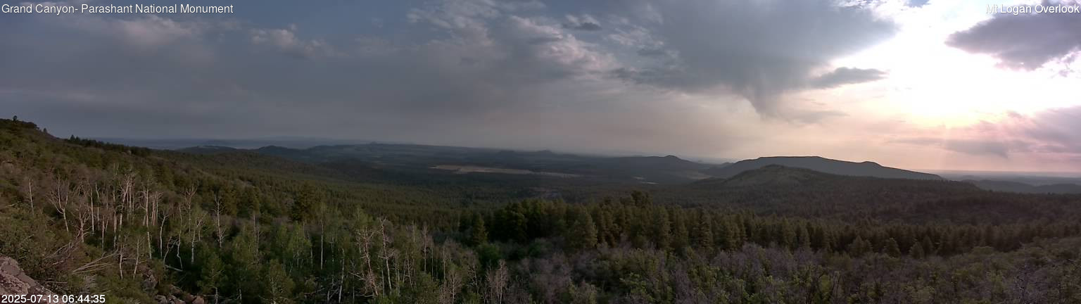 time-lapse frame, Mt Logan webcam