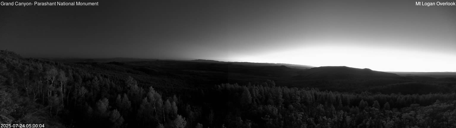 time-lapse frame, Mt Logan webcam