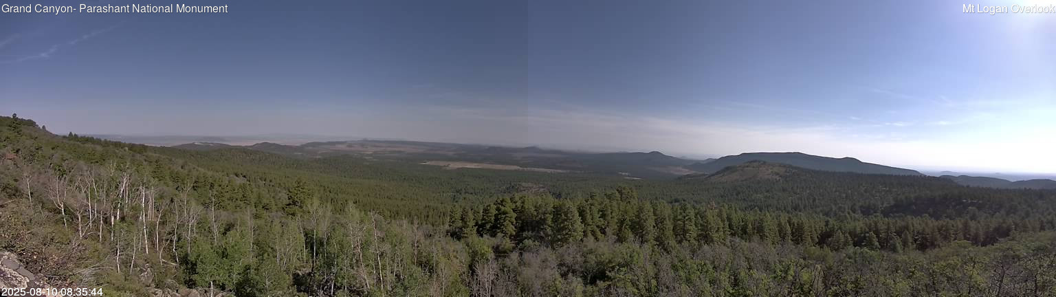 time-lapse frame, Mt Logan webcam
