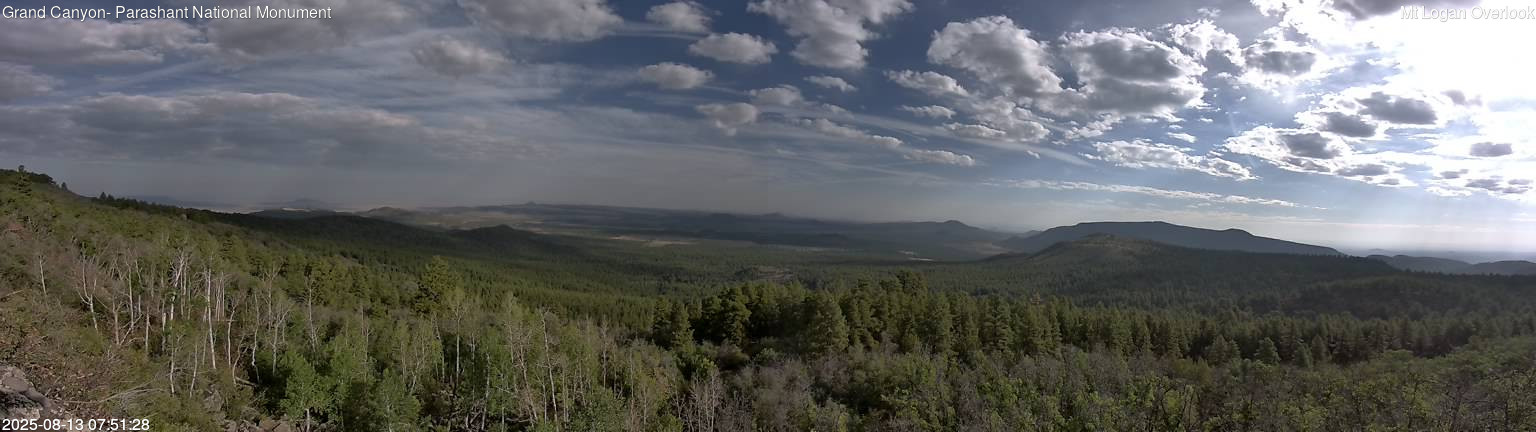 time-lapse frame, Mt Logan webcam