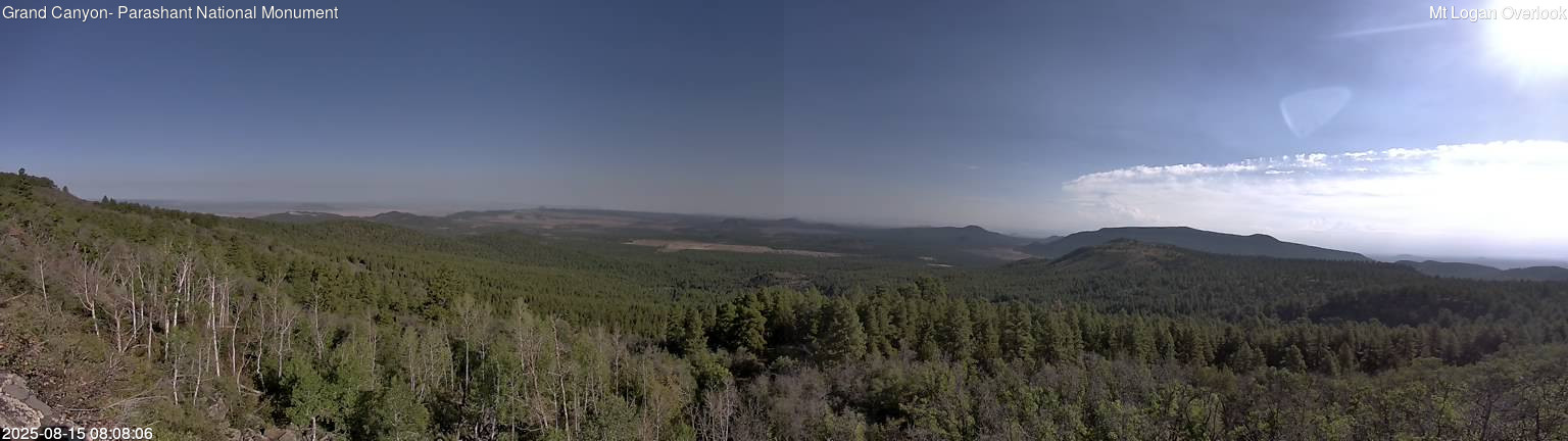 time-lapse frame, Mt Logan webcam