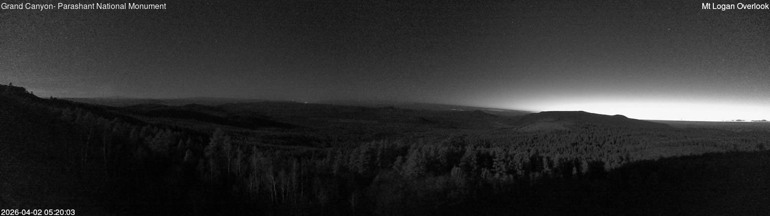 time-lapse frame, Mt Logan webcam