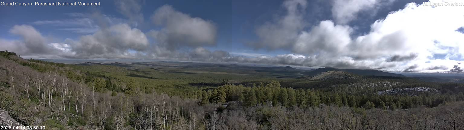 time-lapse frame, Mt Logan webcam