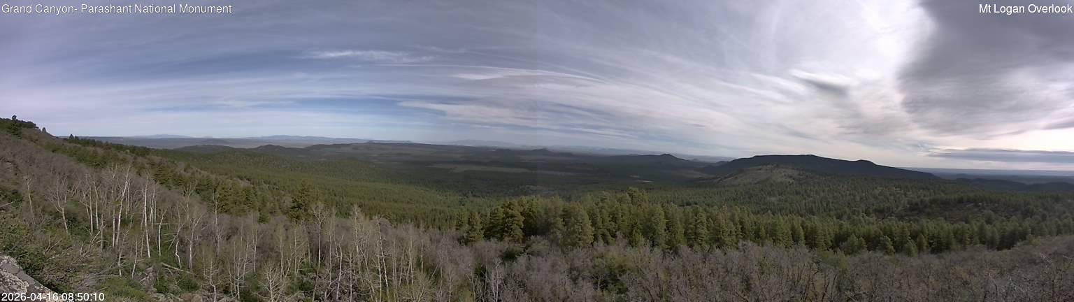 time-lapse frame, Mt Logan webcam