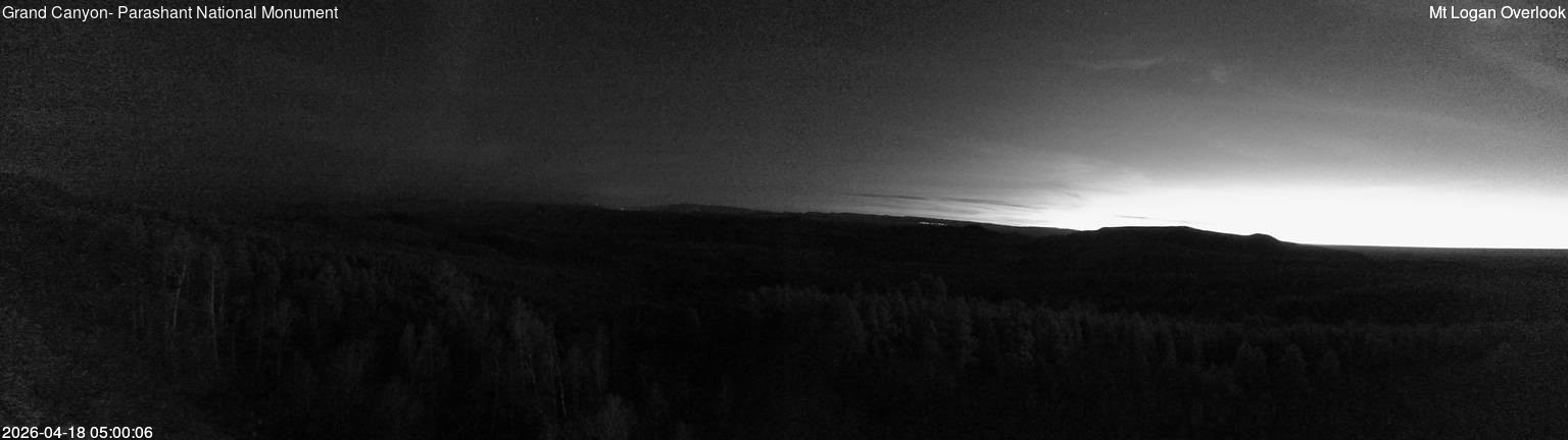 time-lapse frame, Mt Logan webcam