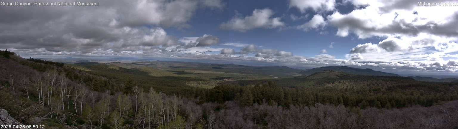 time-lapse frame, Mt Logan webcam