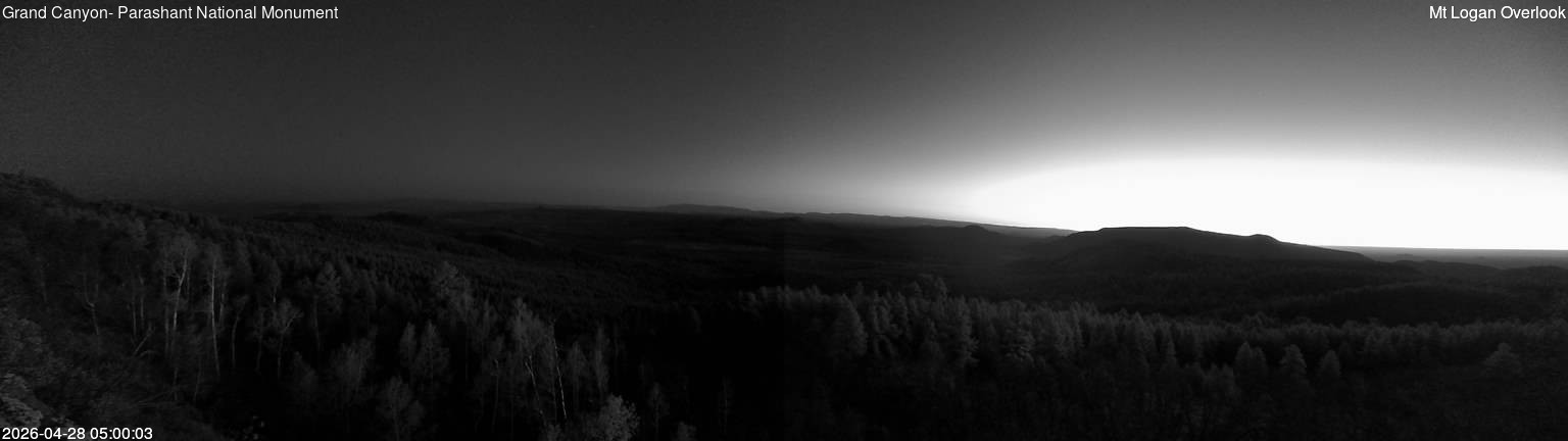 time-lapse frame, Mt Logan webcam