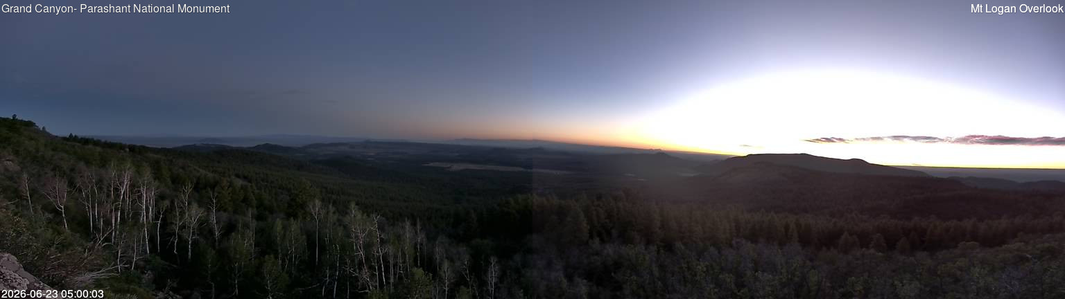 time-lapse frame, Mt Logan webcam