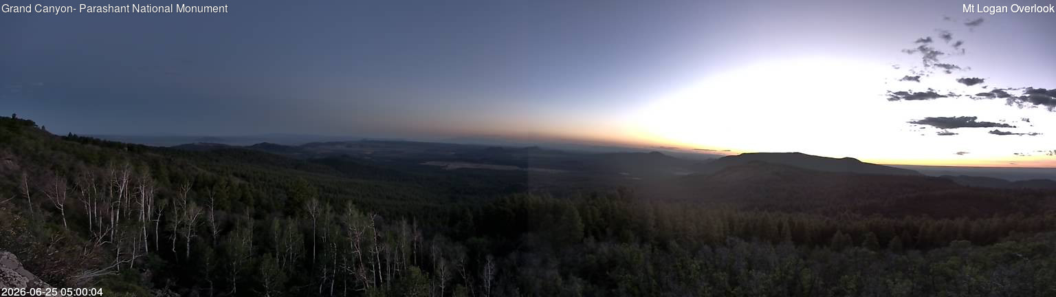 time-lapse frame, Mt Logan webcam