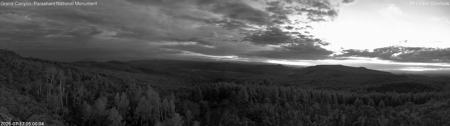 time-lapse frame, Mt Logan webcam