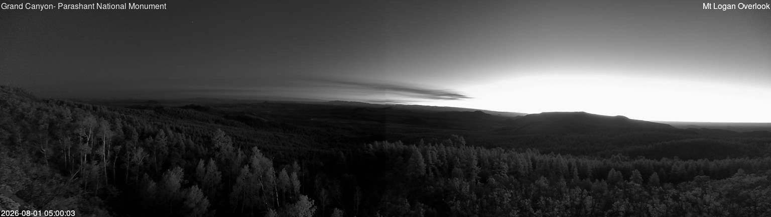 time-lapse frame, Mt Logan webcam