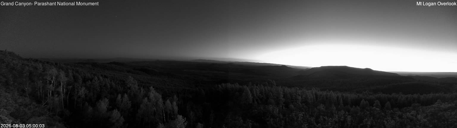 time-lapse frame, Mt Logan webcam