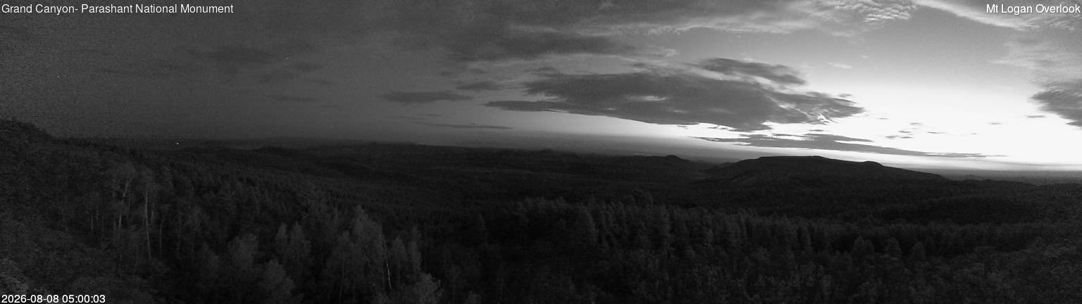 time-lapse frame, Mt Logan webcam