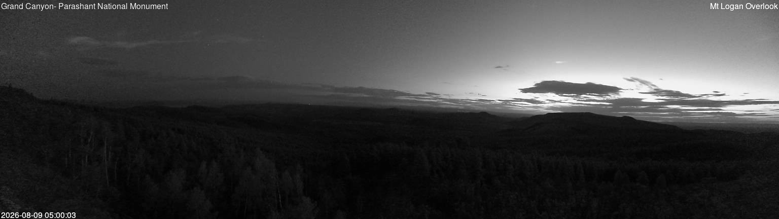 time-lapse frame, Mt Logan webcam