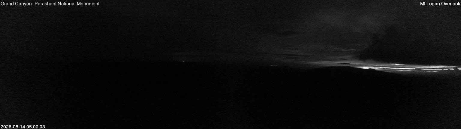 time-lapse frame, Mt Logan webcam