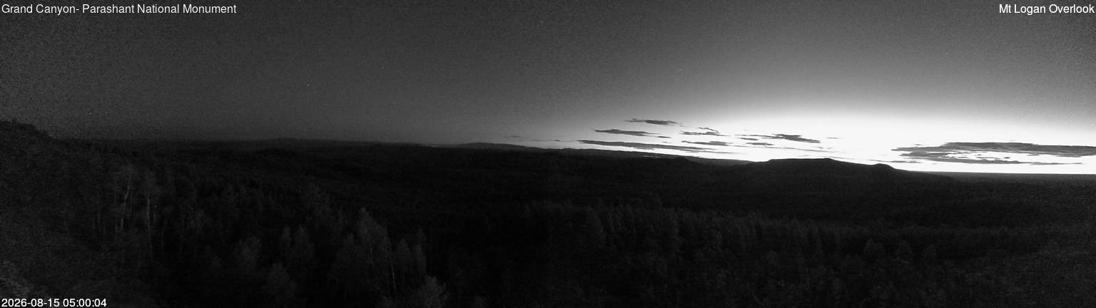 time-lapse frame, Mt Logan webcam