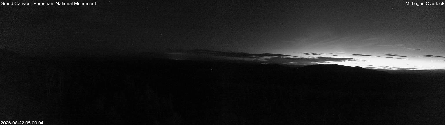 time-lapse frame, Mt Logan webcam