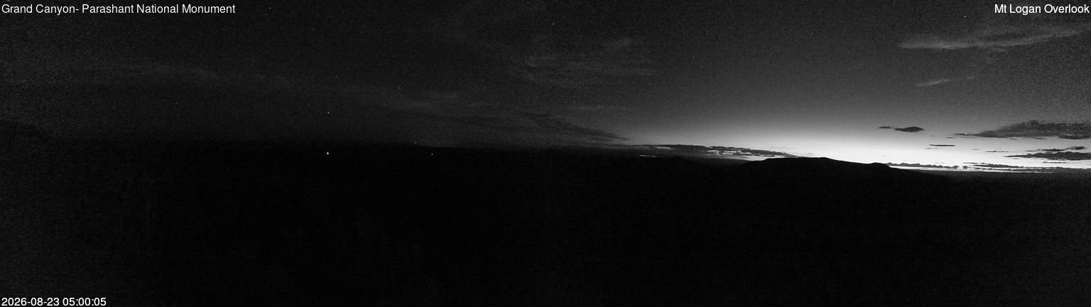 time-lapse frame, Mt Logan webcam