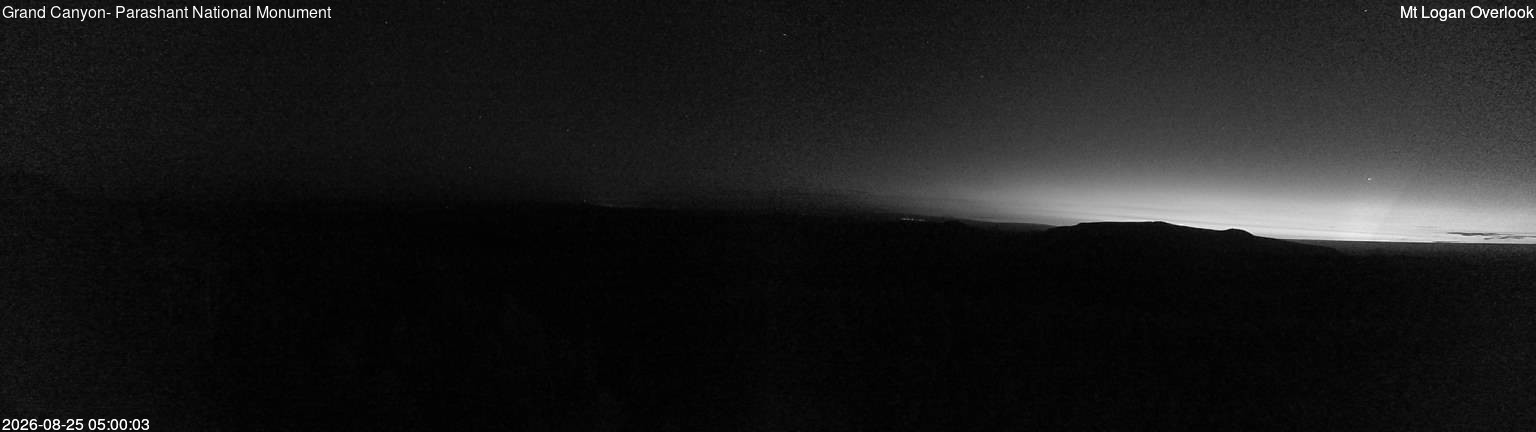 time-lapse frame, Mt Logan webcam