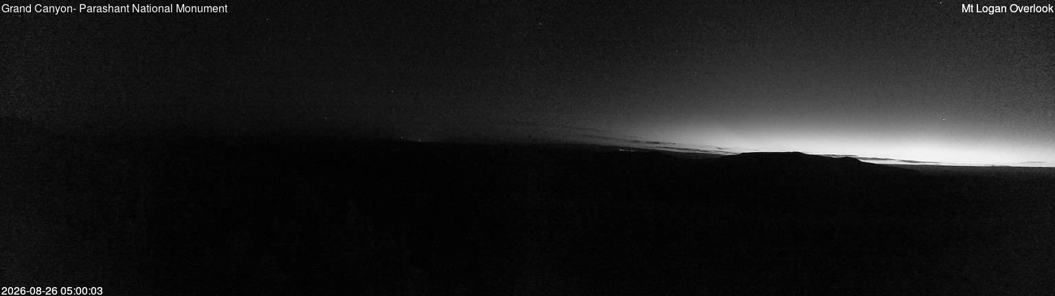 time-lapse frame, Mt Logan webcam